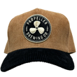 Load image into Gallery viewer, Propeller Black & Tan Corduroy Hat