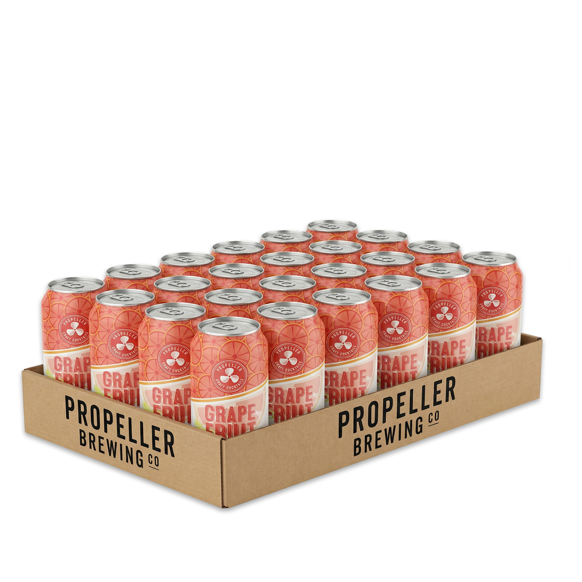 Grapefruit & Lime Vodka Soda - 24 Pack