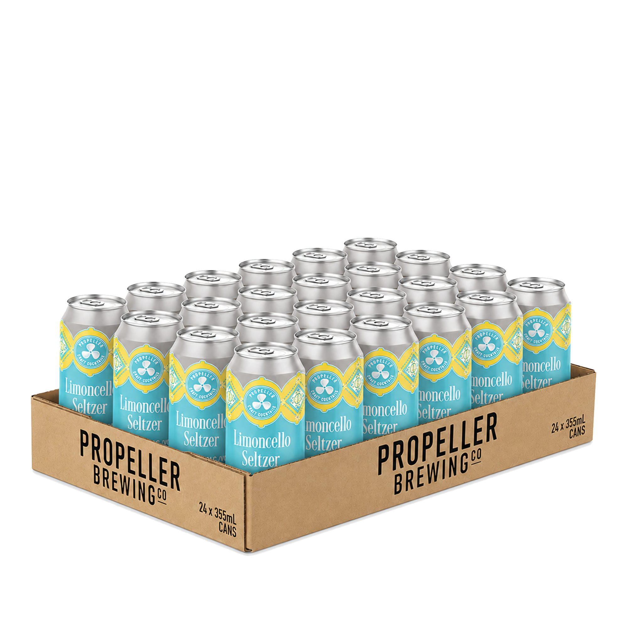 Limoncello Vodka Seltzer - 24 Pack