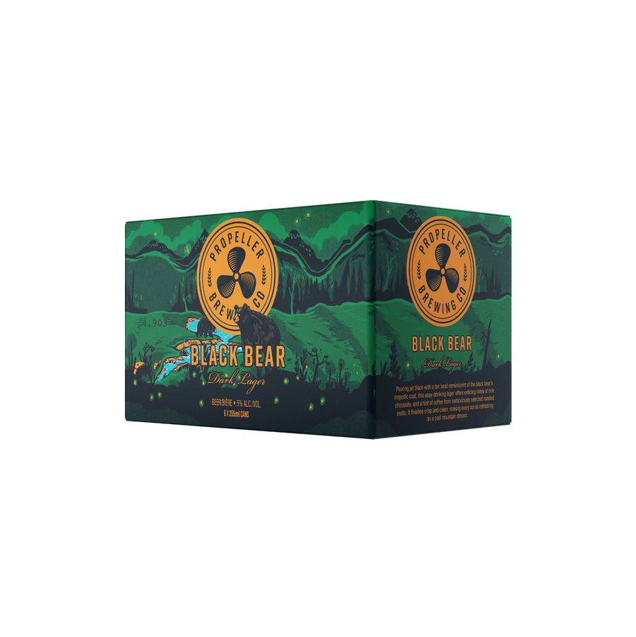 Black Bear Dark Lager 6 pack