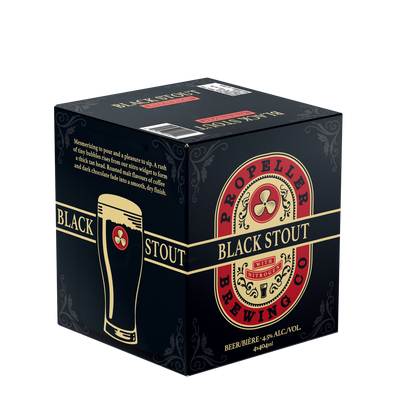 Black Stout with Nitrogen- 4 Pack