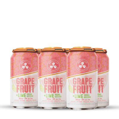 Grapefruit & Lime Vodka Soda - 6 Pack