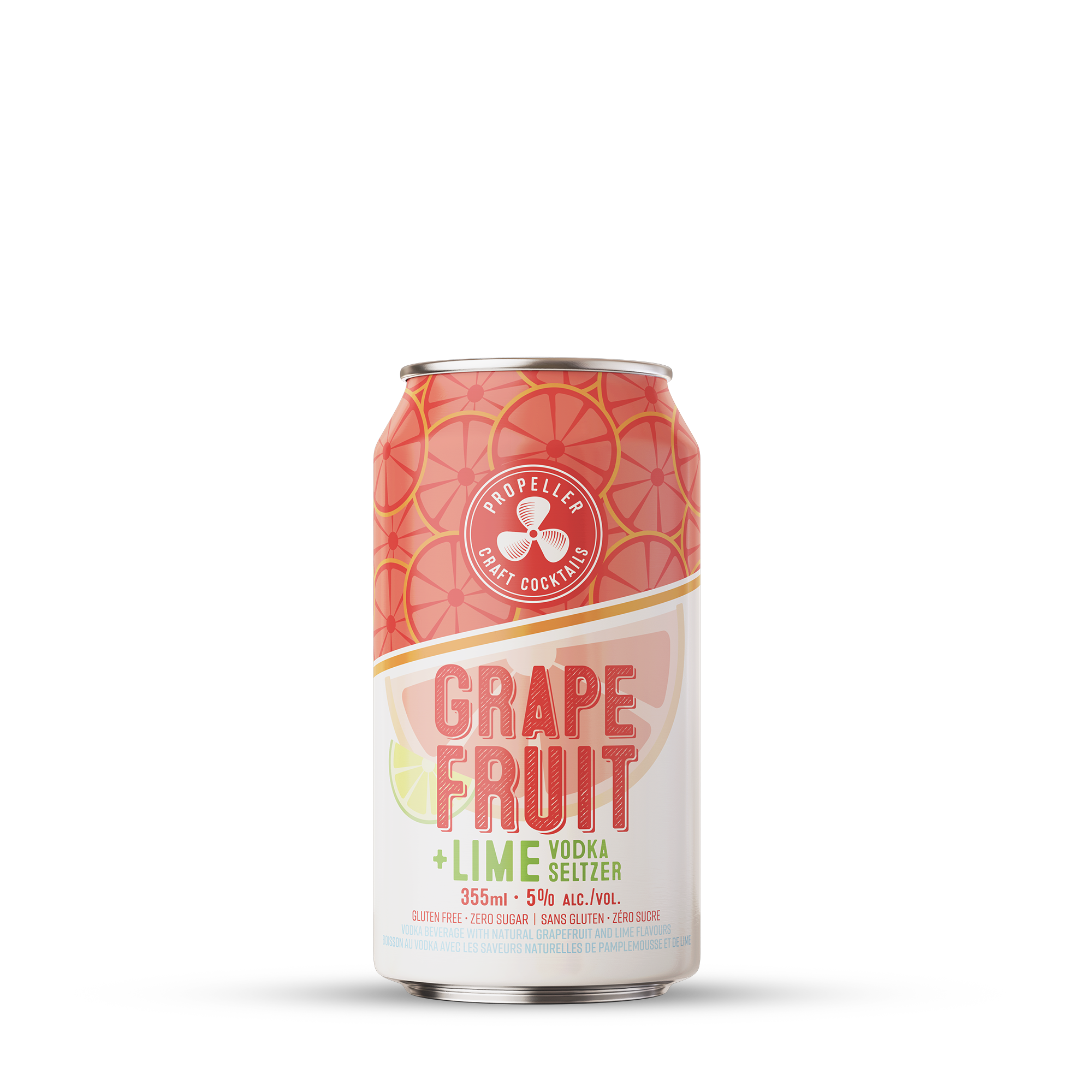 Grapefruit & Lime Vodka Soda - 6 Pack