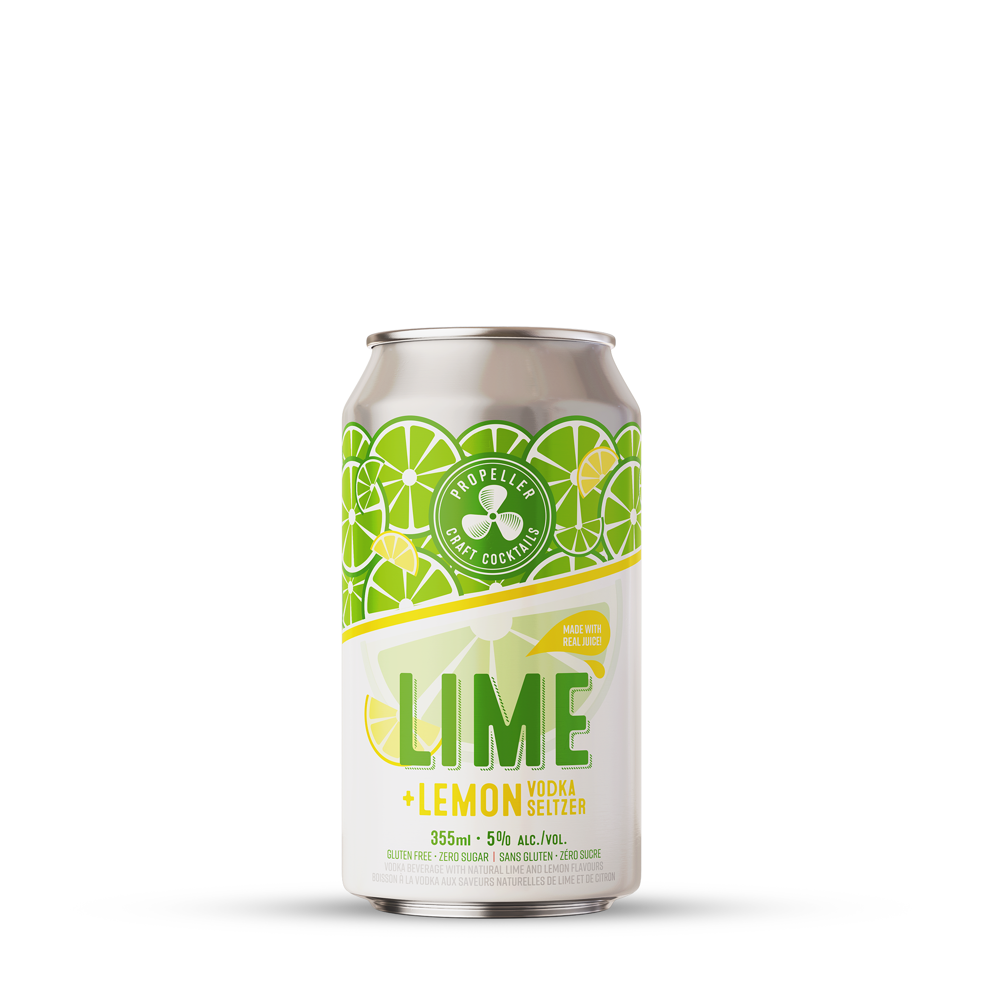 Lime + Lemon Vodka Soda - 6 Pack