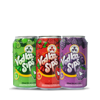 Vodka Sips Mixer - 12 Pack