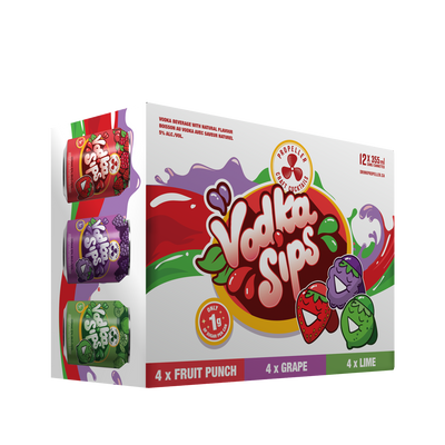 Vodka Sips Mixer - 12 Pack