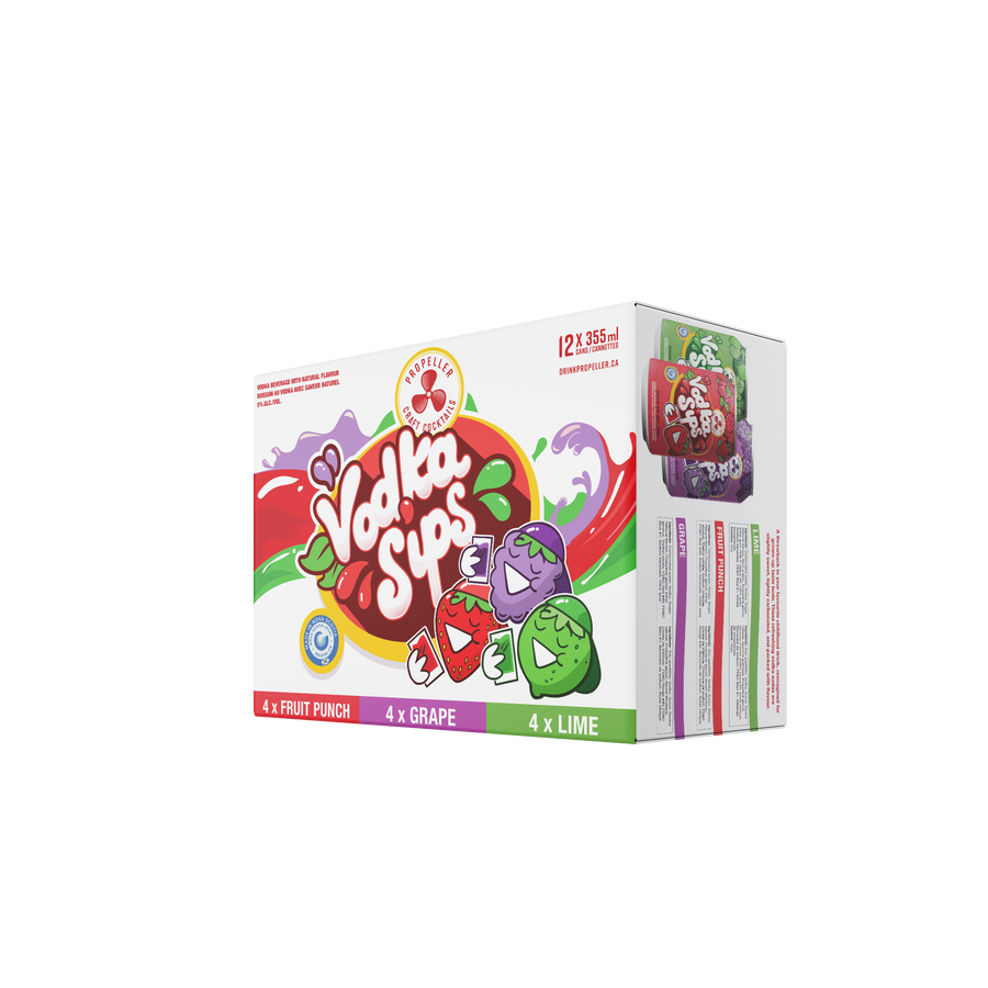 Vodka Sips Mixer 12 pack