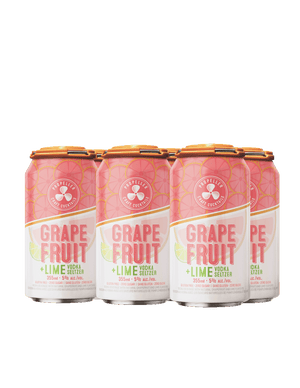 Grapefruit & Lime Vodka Soda 6 pack