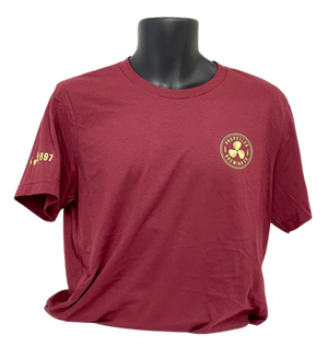 Shirt -Heather Cardinal Red